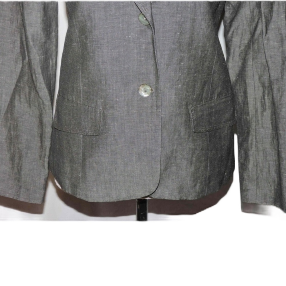 Chicos 0.5 Gray Blazer Womens Small 6 - Picture 4 of 7